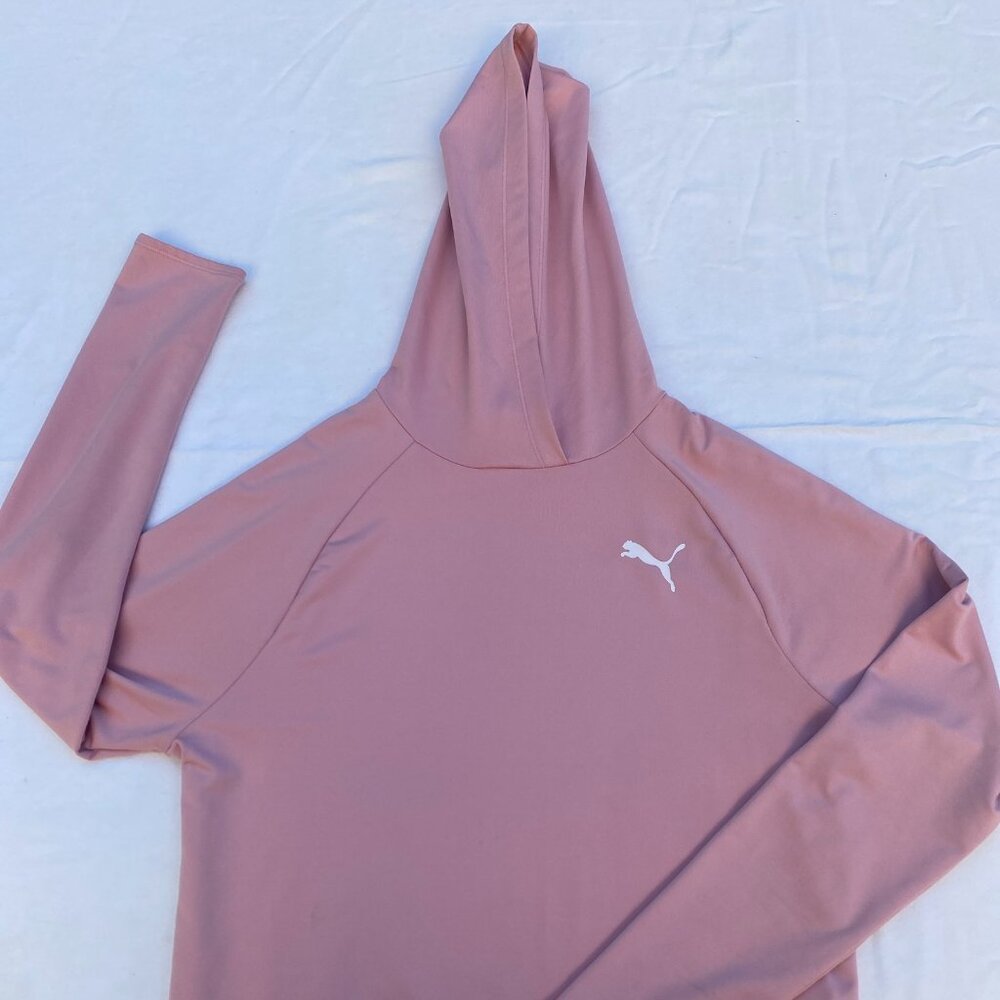 Puma Woman's Lightweight Small Light Pink Workout Shirt
